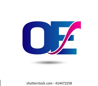 Unusual O and E Business logo template io logo icon
