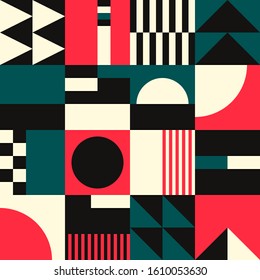 An unusual popular geometric pattern in modern design. Creative abstract background for business and design ideas. Free vector.