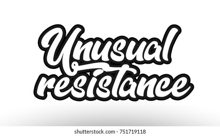 unusual resistance black beautiful graffiti text word expression typography isolated on white background suitable for a logo banner t shirt or brochure design