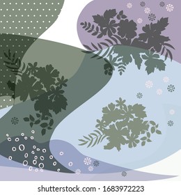 Unusual scarf floral print. Modern style millefleurs. Floral pretty background for scarf print, textile, covers, surface, scrapbooking, decoupage. Bandana, pareo, home textile design