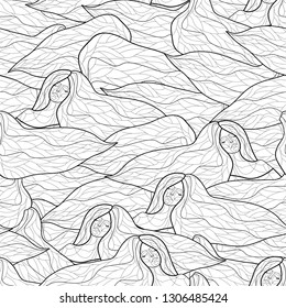 unusual seamless pattern to create designer fabric and other design