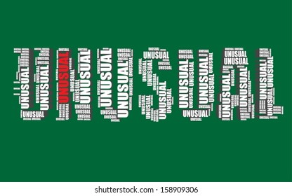 unusual typography 3d text word art unusual vector illustration word cloud 