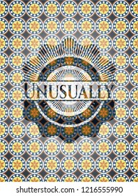 Unusually arabesque style emblem. arabic decoration.