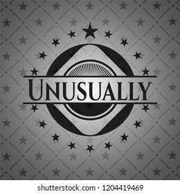 Unusually black badge