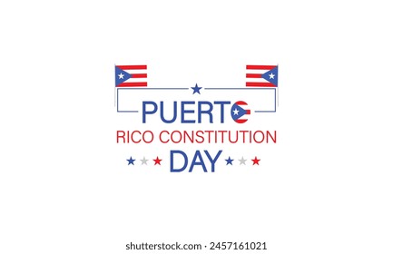 Unveiling the Beauty of Puerto Rico Constitution Day Through Text Illustration Design