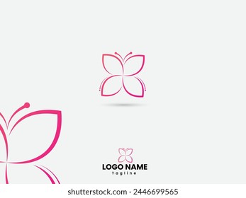 Unveiling the essence of butterfly logo design. Butterfly line art design. Beauty butterfly logo design. Icon. Spa. Bird. Colorful art.