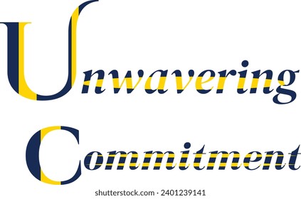 Unwavering Commitment Tee Design, Quate of Unwavering Commitment Design