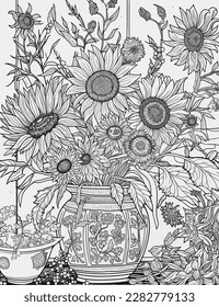 Unwind and destress with these intricate floral coloring pages designed for adults. Simply print or download for instant access and let your creativity run wild. Experience the therapeutic benefits of