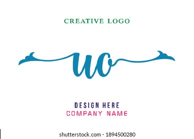 UO lettering logo is simple, easy to understand and authoritativ