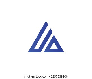 UO logo design vector template