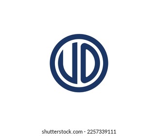 UO logo design vector template