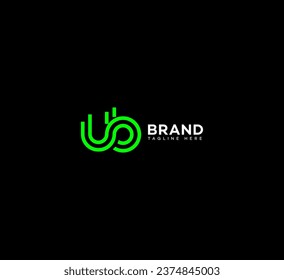 UO, OU letter branding logo