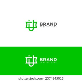 UO, OU letter branding logo