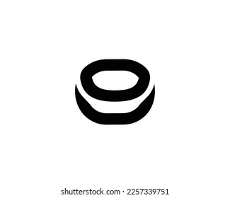 UO OU Logo design vector template