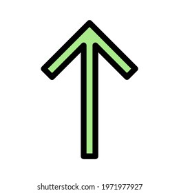 Up, arrow icon vector image. Can also be used for customer support. Suitable for use on web apps, mobile apps and print media.