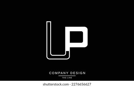 UP, PU, Abstract Letters Logo Monogram