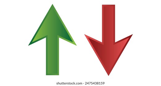 Up, Upload, Down, Download, arrow icons. up, upload, down, download, arrow, icon symbol for direction pointer vector illustration.
