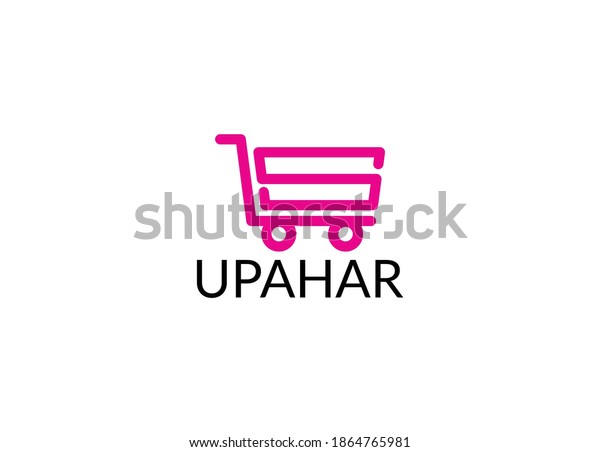 Upahar\
Abstract Shop delivery logo design\
template