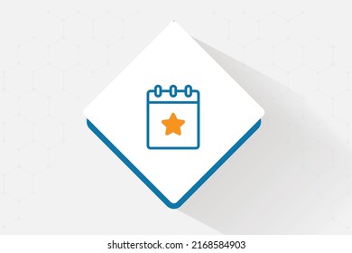 Upcoming event icon vector design