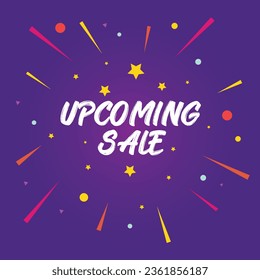 upcoming sale banner creative business price offer