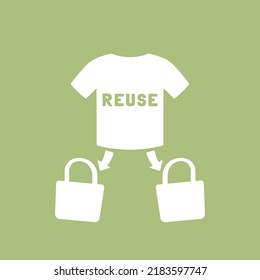 Upcycling Icon, Reuse Old T-shirt