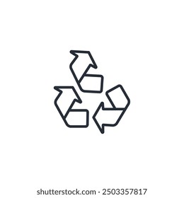 upcycling icon. vector.Editable stroke.linear style sign for use web design,logo.Symbol illustration.