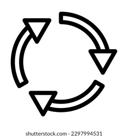 Diseño de iconos de la línea de vectores de subida