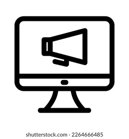 update announcement icon or logo isolated sign symbol vector illustration - high quality black style vector icons
