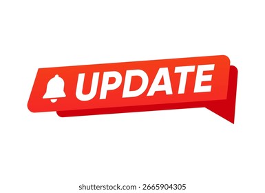 Update Banner Sign isolated Vector Design