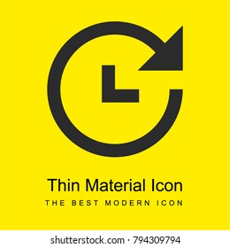 Update bright yellow material minimal icon or logo design