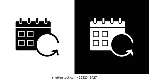 Kalendersymbol lineares Logo einzeln aktualisieren