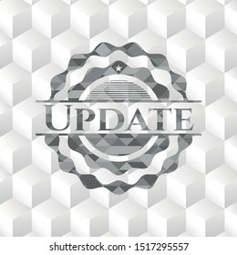 Update grey emblem with geometric cube white background