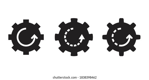 Update icon design isolated on white background