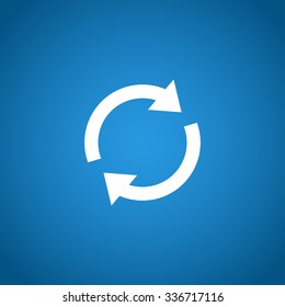 Update icon. Flat design style eps 10