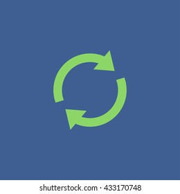 Update icon. Flat design style eps 10
