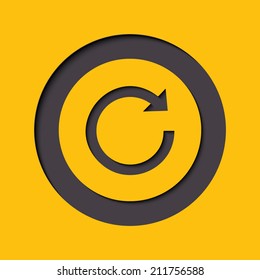 Update icon in flat style. Refresh symbol