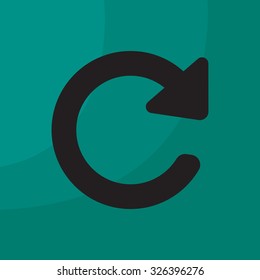 Update icon in flat style. Refresh symbol
