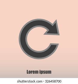 Update icon in flat style. Refresh symbol