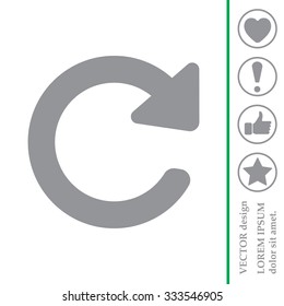 Update icon in flat style. Refresh symbol