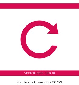 Update icon in flat style. Refresh symbol