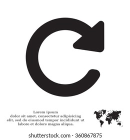 Update icon in flat style. Refresh symbol