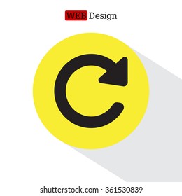 Update icon in flat style. Refresh symbol