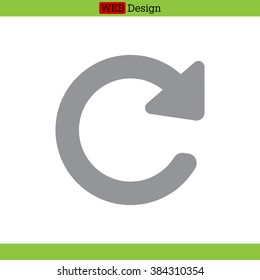 Update icon in flat style. Refresh symbol