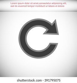 Update icon in flat style. Refresh symbol