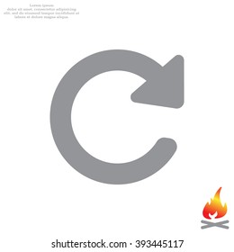 Update icon in flat style. Refresh symbol