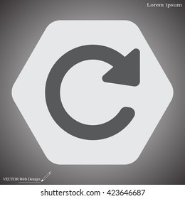 Update icon in flat style. Refresh symbol