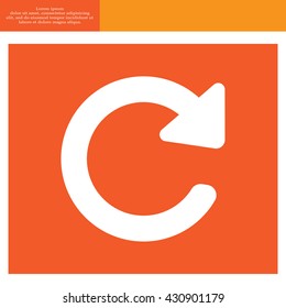 Update icon in flat style. Refresh symbol