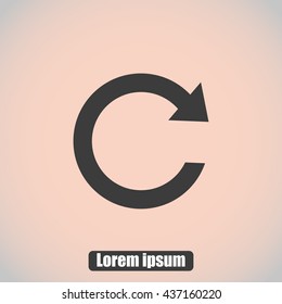 Update icon in flat style. Refresh symbol