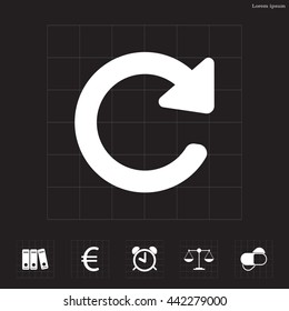 Update icon in flat style. Refresh symbol