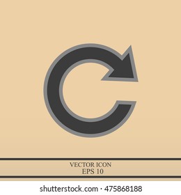 Update icon in flat style. Refresh symbol